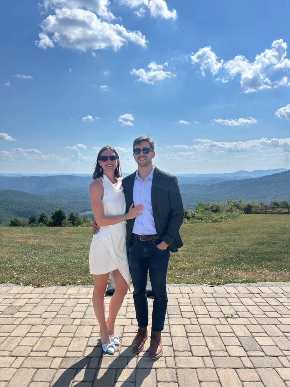 White Sleeveless Wrap Dress - Elegant Summer Dress